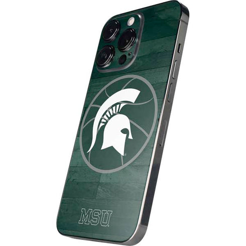 Michigan State University Basketball Courtside iPhone 16 Pro Max Skin