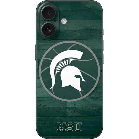 Michigan State University Basketball Courtside iPhone 16 Skin