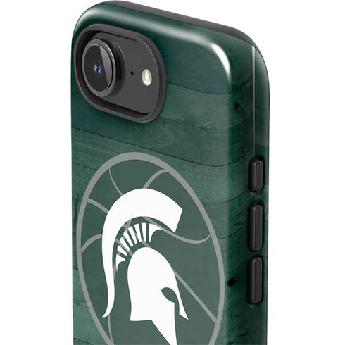 Michigan State University Basketball Courtside iPhone 16e Impact Case
