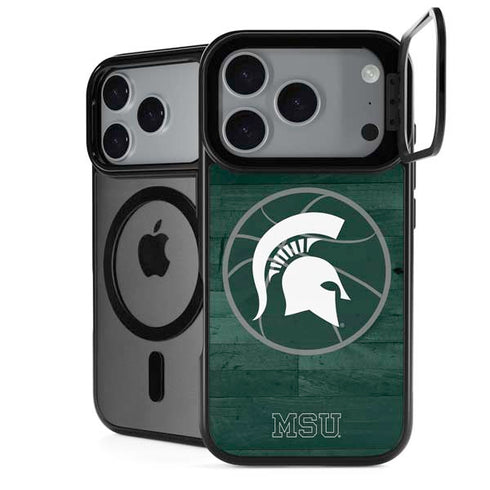 Michigan State University Basketball Courtside iPhone 18 Pro Kickstand Case