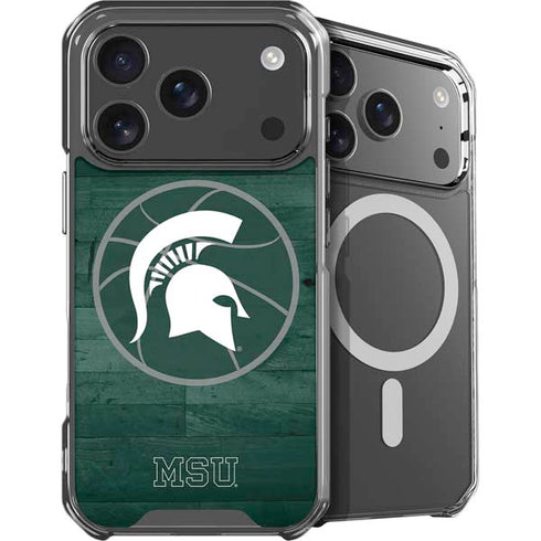 Michigan State University Basketball Courtside iPhone 18 Pro MagSafe Case