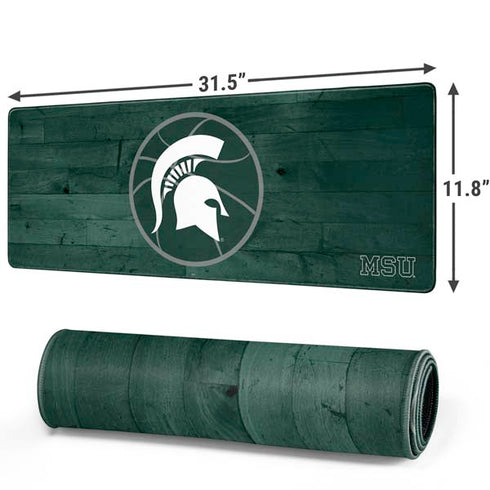Michigan State University Basketball Courtside Gaming Mouse Pad