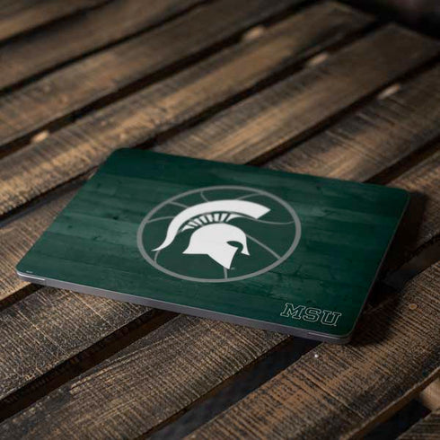 Michigan State University Basketball Courtside Apple MacBook Air Skin