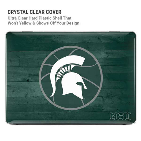 Michigan State University Basketball Courtside MacBook Pro 14in (2021-24) Case plus Skin
