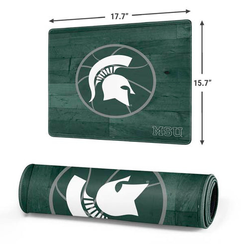 Michigan State University Basketball Courtside Gaming Mouse Pad
