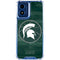 Michigan State University Basketball Courtside Moto G Play 4G (2024) Clear Case