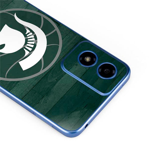 Michigan State University Basketball Courtside Moto G Play 4G (2024) Skin