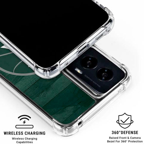 Michigan State University Basketball Courtside Moto G Power 5G (2024) Clear Case