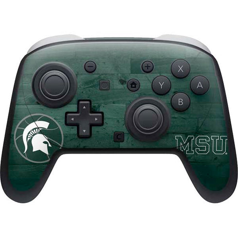 Michigan State University Basketball Courtside Nintendo Switch 2 (2025) Pro Controller Skin