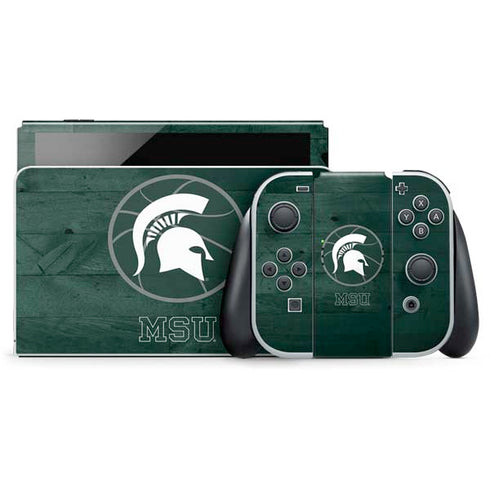 Michigan State University Basketball Courtside Nintendo Skins