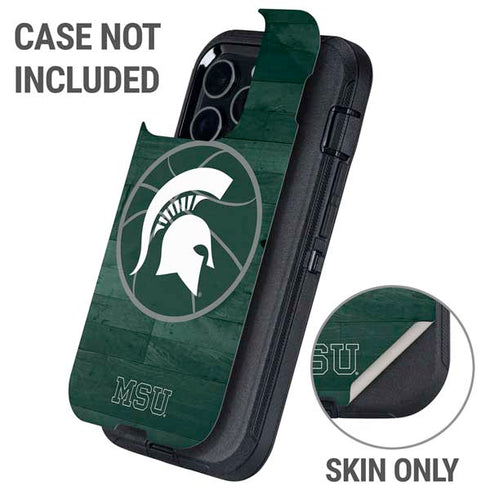 Michigan State University Basketball Courtside Otterbox Defender iPhone Skin