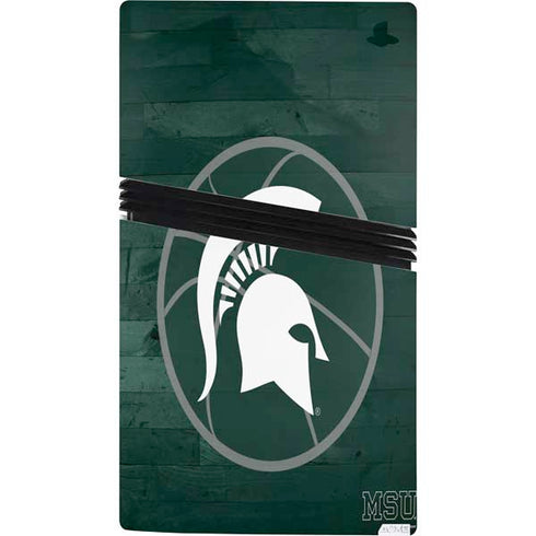 Michigan State University Basketball Courtside PS5 Pro Bundle Skin