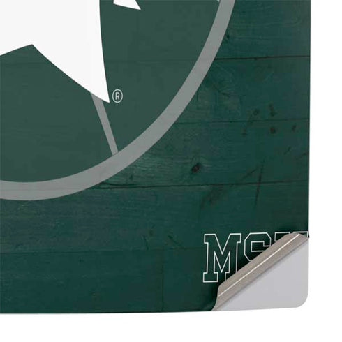 Michigan State University Basketball Courtside PS5 Pro Console Skin