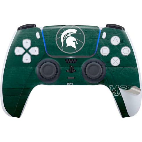 Michigan State University Basketball Courtside PS5 Pro Disk Bundle Skin