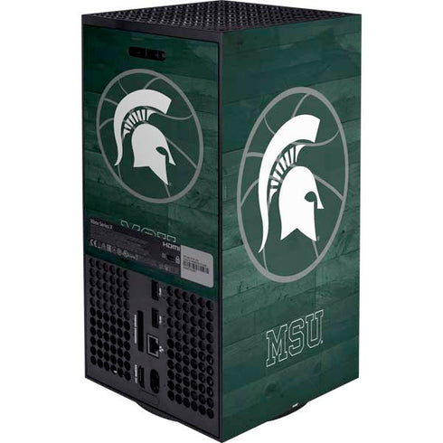 Michigan State University Basketball Courtside XBox Series X Digital Edition Bundle Skin