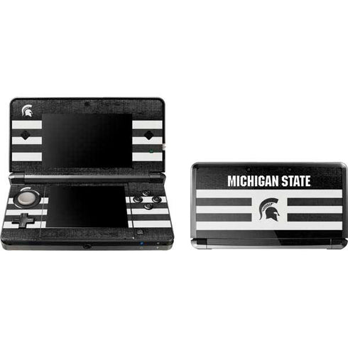 Michigan State University Black and White Stripes 3DS (2011) Skin