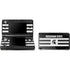 Michigan State University Black and White Stripes Nintendo Skins