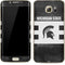 Michigan State University Black and White Stripes Galaxy S7 Edge Skin