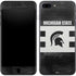 Michigan State University Black and White Stripes iPhone 7 Plus Skin