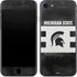 Michigan State University Black and White Stripes iPhone 7 Skin