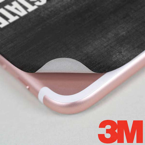 Michigan State University Black and White Stripes iPhone 7 Skin