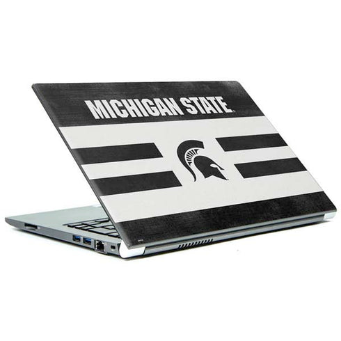 Michigan State University Black and White Stripes Portege Z30t/Z30t-A Skin