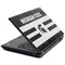 Michigan State University Black and White Stripes T440s Skin