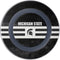 Michigan State University Black and White Stripes Wireless Charger Skin