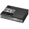 Michigan State University Black and White Stripes Xbox One Console Skin