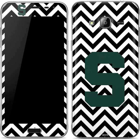 Michigan State University Spartans S Chevron Galaxy J3 Skin