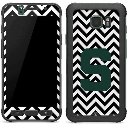 Michigan State University Spartans S Chevron Galaxy S7 Active Skin