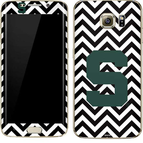 Michigan State University Spartans S Chevron Galaxy S7 Edge Skin