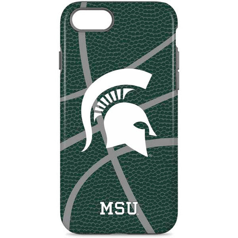 Michigan State University Green Basketball iPhone Cases