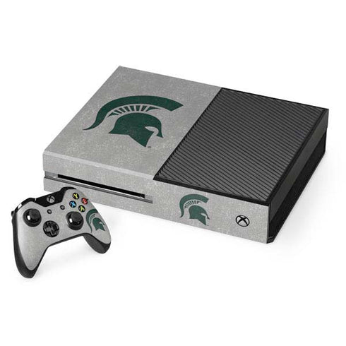 Michigan State University Grey Spartans Logo Xbox One Skins