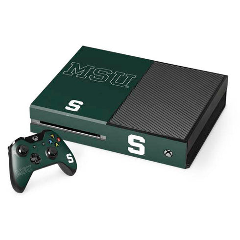 Michigan State University MSU Letters Xbox One Skins