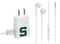 Michigan State University Spartans Mean Green S Phone Charger Skin