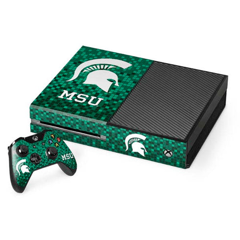 Michigan State University Spartans Digital Pixels Xbox One Skins