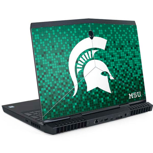 Michigan State University Spartans Digital Pixels Dell Alienware Skin