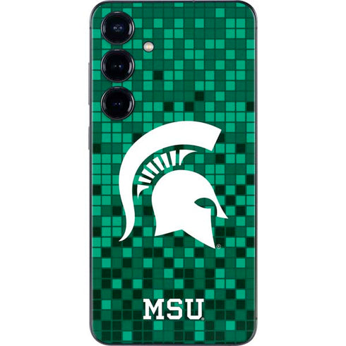 Michigan State University Spartans Digital Pixels Galaxy S25 Skin