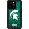 Michigan State University Spartans Digital Pixels iPhone 15 Pro Waterproof Case