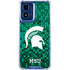 Michigan State University Spartans Digital Pixels Moto G 5G (2024) Clear Case