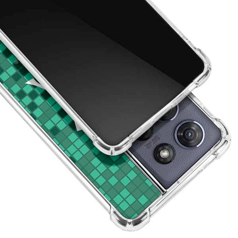 Michigan State University Spartans Digital Pixels Moto G Play 5G (2025) Clear Case