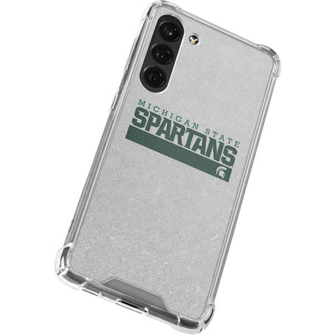 Michigan State University Spartans Marquee Galaxy S24 FE Clear Case