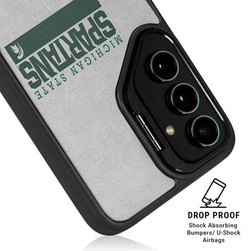 Michigan State University Spartans Marquee Galaxy S25 Kickstand Case