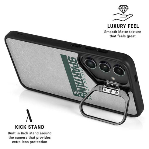Michigan State University Spartans Marquee Galaxy S25 Plus Kickstand Case