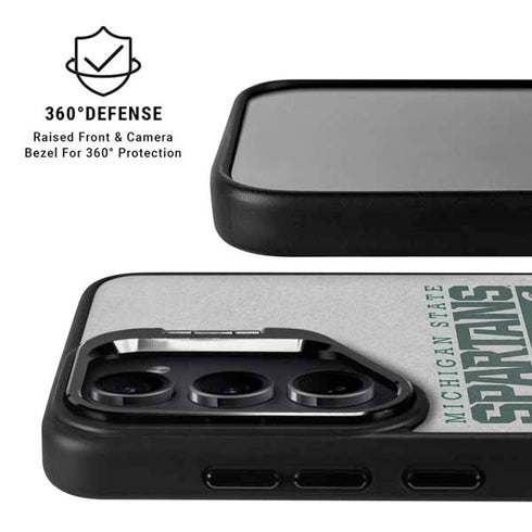 Michigan State University Spartans Marquee Galaxy S25 Plus Kickstand Case
