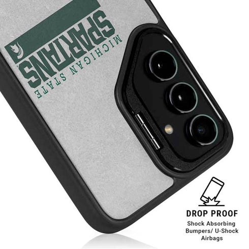 Michigan State University Spartans Marquee Galaxy S25 Plus Kickstand Case