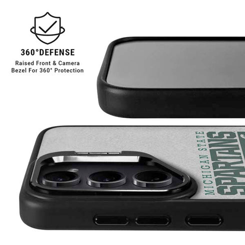 Michigan State University Spartans Marquee Galaxy S25 Ultra Kickstand Case