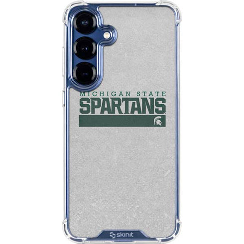 Michigan State University Spartans Marquee Galaxy S25 Clear Case