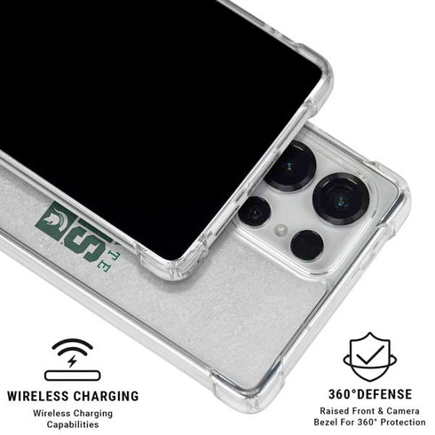 Michigan State University Spartans Marquee Galaxy S25 Ultra Clear Case